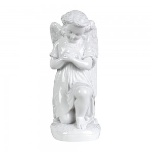 Angel praying 25cm - marble powder