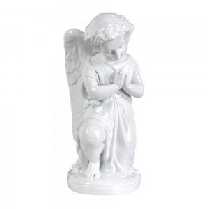 Angel praying 25cm - marble powder