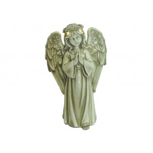 Angel standing with LED lighting 40.5 cm height