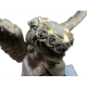 Solar LED angel sitting with wings 16 cm