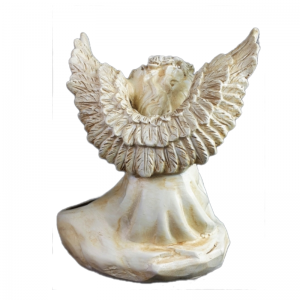 Solar LED angel sitting with wings 16 cm