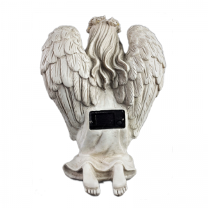 Solarni LED angel, ki kleči 29 cm