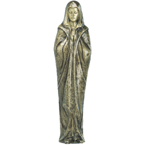Kipec Device Marije iz medenine 1564.SZ višina 65 cm