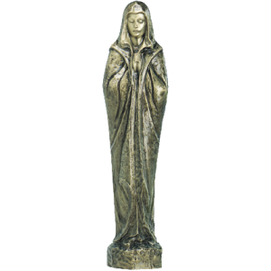 Kipec Device Marije iz medenine 1564 višina 73 cm