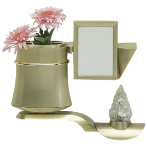 Memorial Combination Lamp, Vase and Frame Aureola 146.D.DX