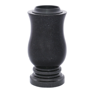 Nagrobna vaza iz granita Nero V-G02