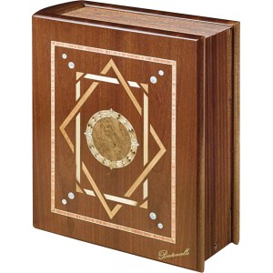 Wooden Memorial Cremation Urn Book 2518.MO