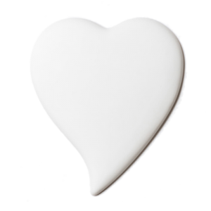 Porcelain Ceramic Photo Heart 2 Color